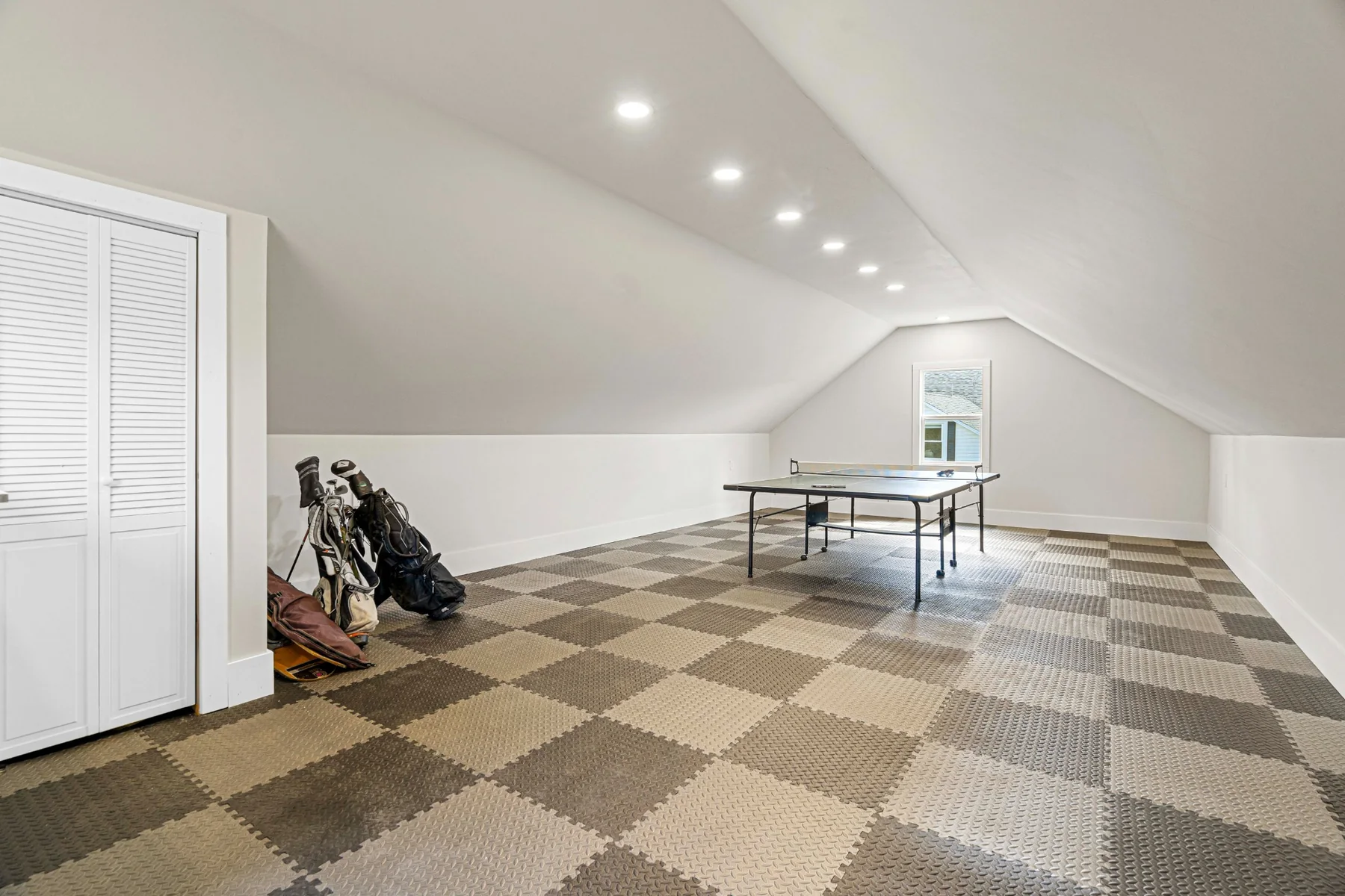 Attic after drywall